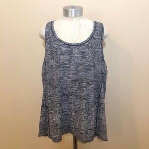 Athleta Racerback tank top patterned active activewear athleisure workout